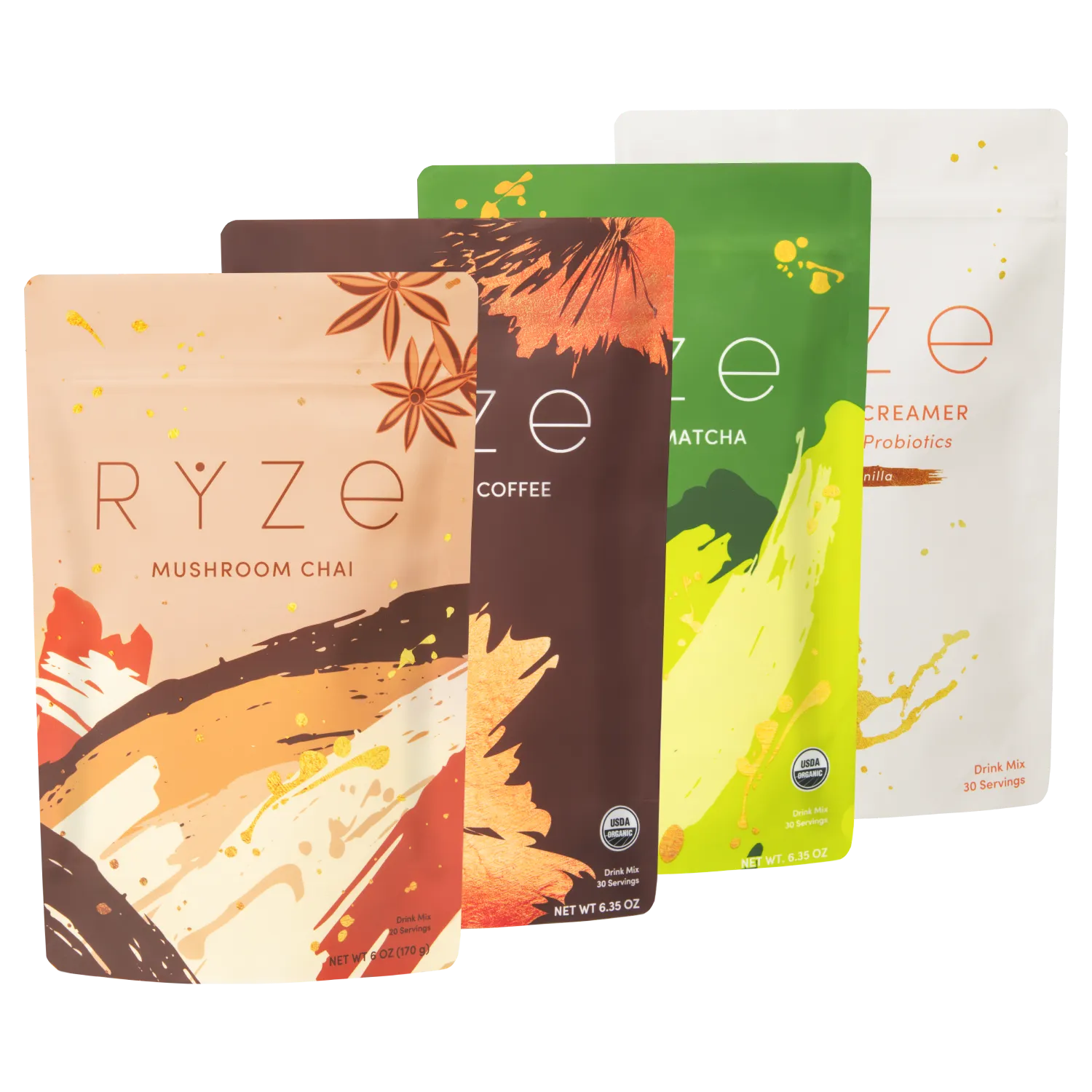 Ultimate Pick-Me-Up Bundle: Chai + Coffee + Matcha L5 gM