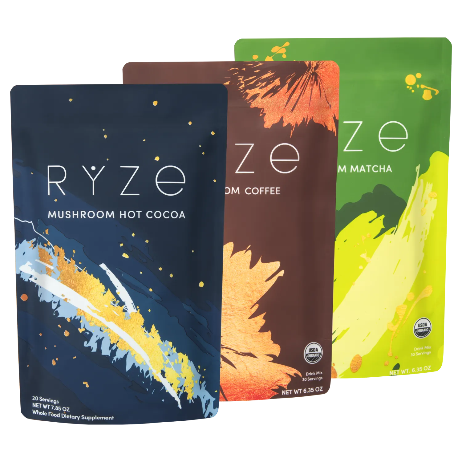 Ultimate Day + Night Bundle: Coffee + Matcha + Cocoa R9 zF