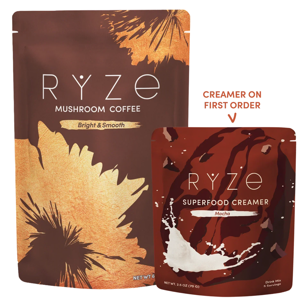 Mushroom Coffee + Mocha Creamer Set B6 XU