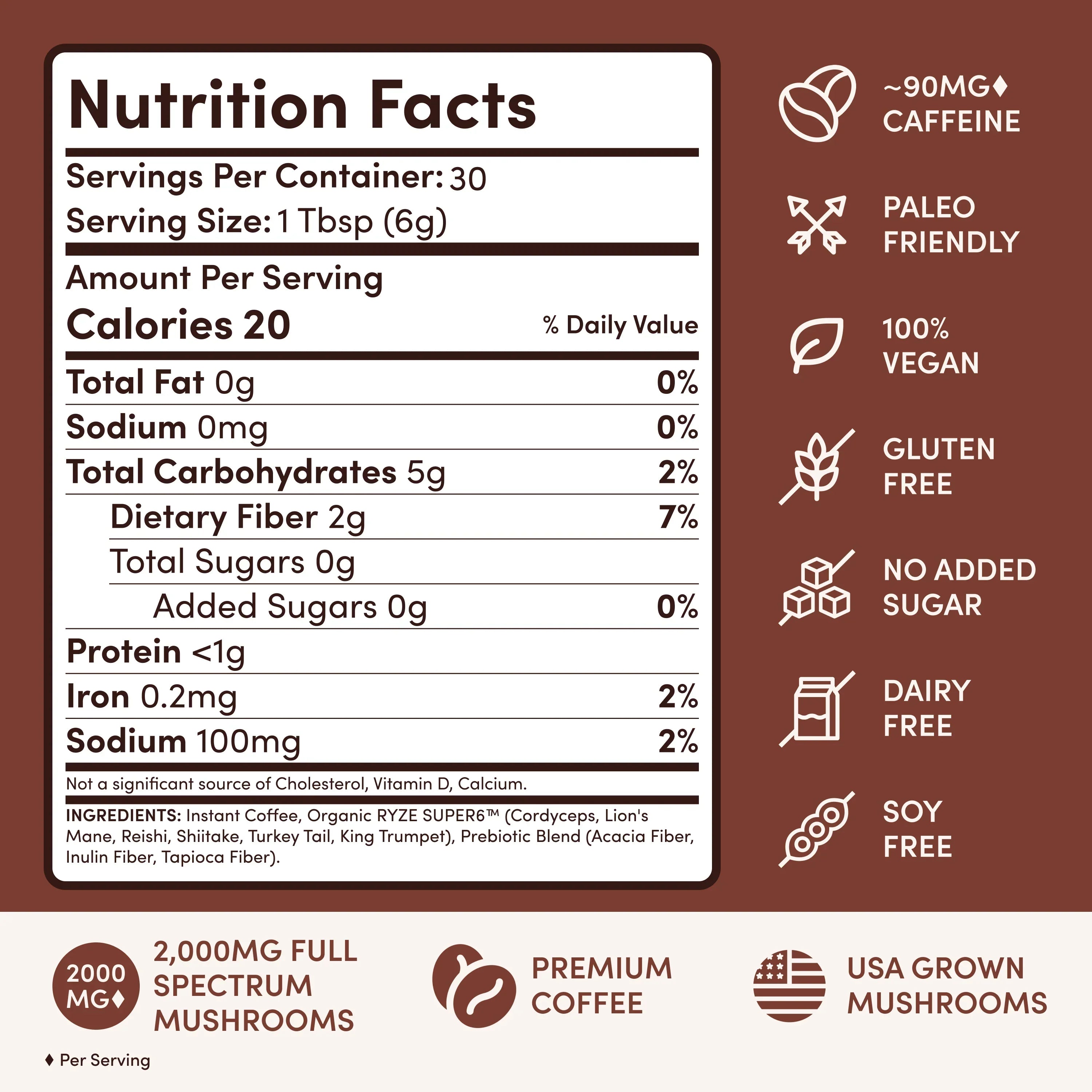 Mushroom Coffee Dark Roast Starter Kit (Upgrade) I0 SF