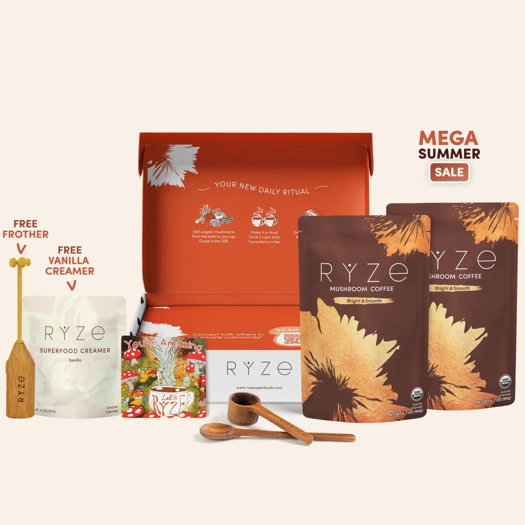 Mushroom Coffee Starter Kit (60 servings) B4 If