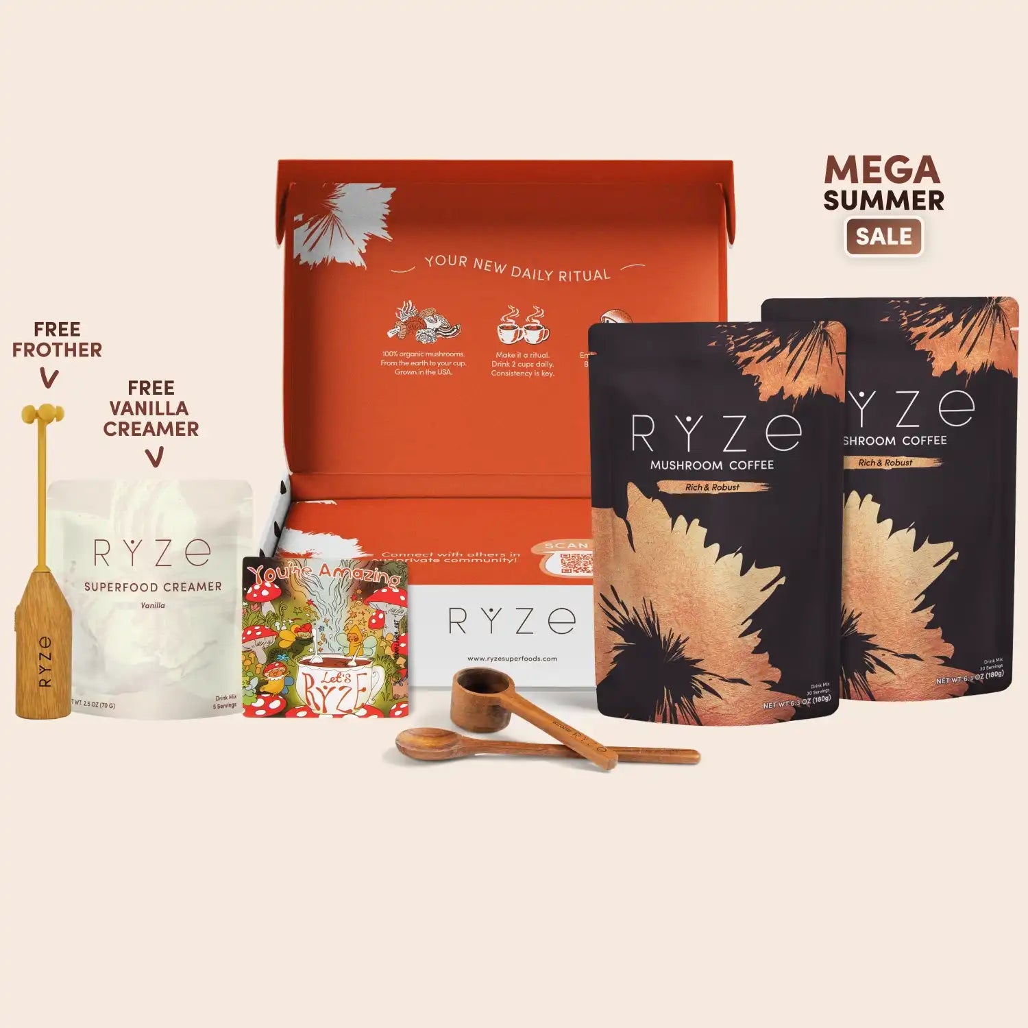 Mushroom Coffee Dark Roast Starter Kit (60 servings) P0 hu