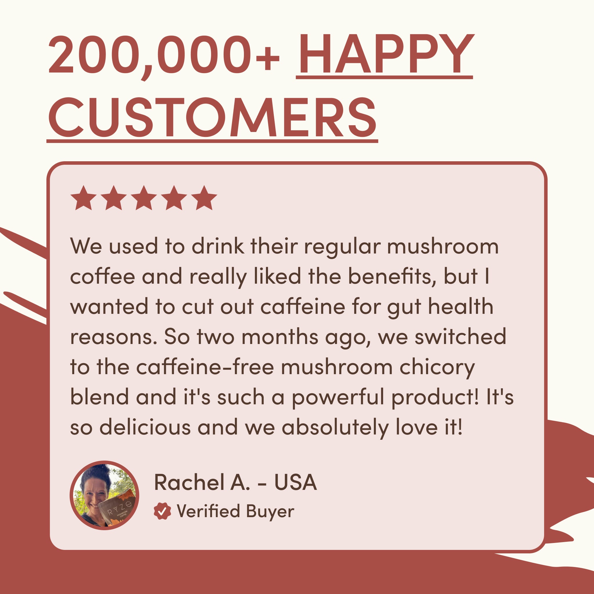 Mushroom Chicory — Organic Instant Chicory with Shitake & Lions mane, 30 Servings W2 X6