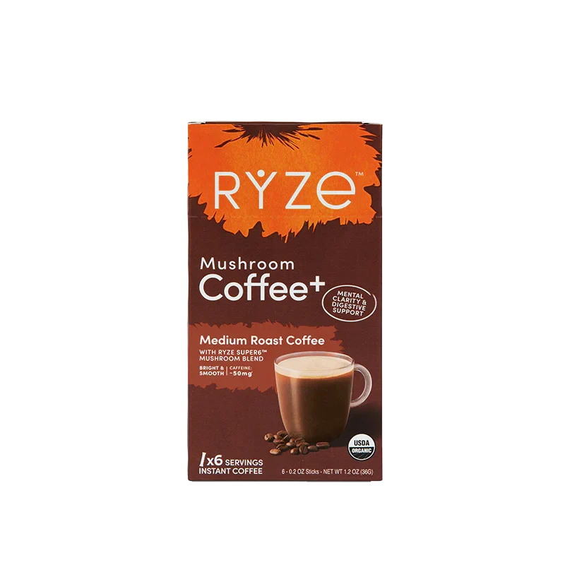 Medium Roast Mushroom Coffee Carton F5 Lq