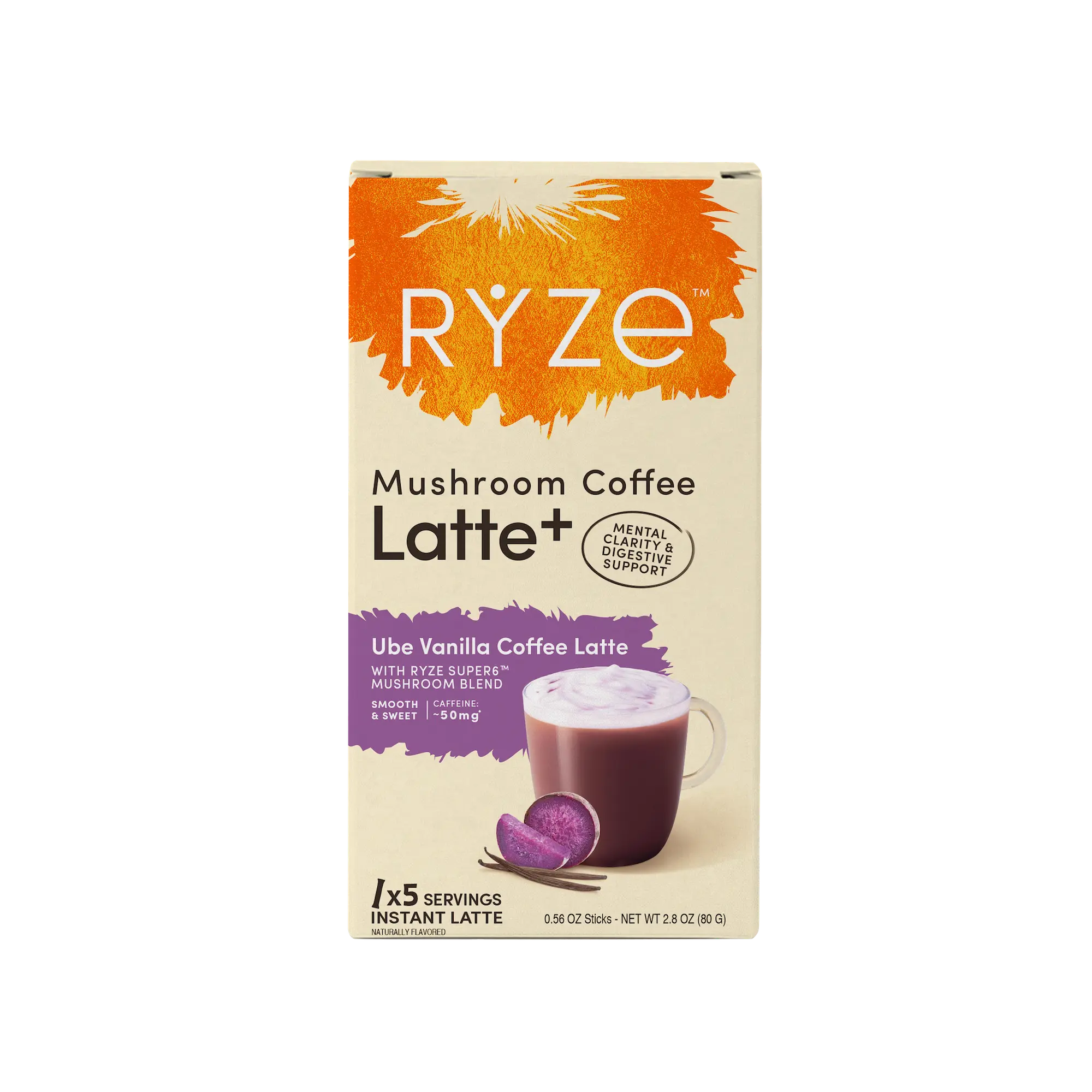 Ube Vanilla Coffee Latte Carton X8 YO