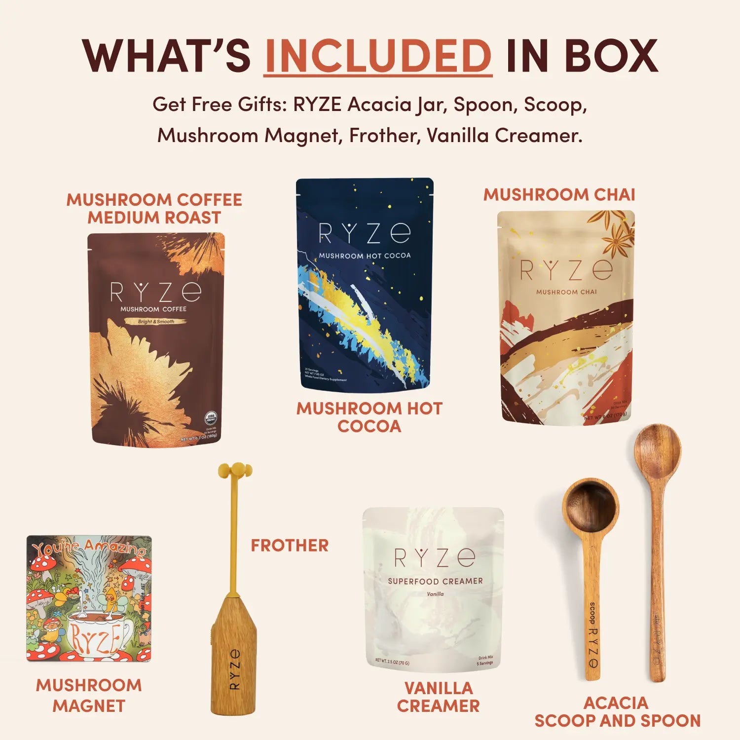 Ultimate Elevate + Unwind Bundle (Chai + Coffee + Cocoa) B4 cK