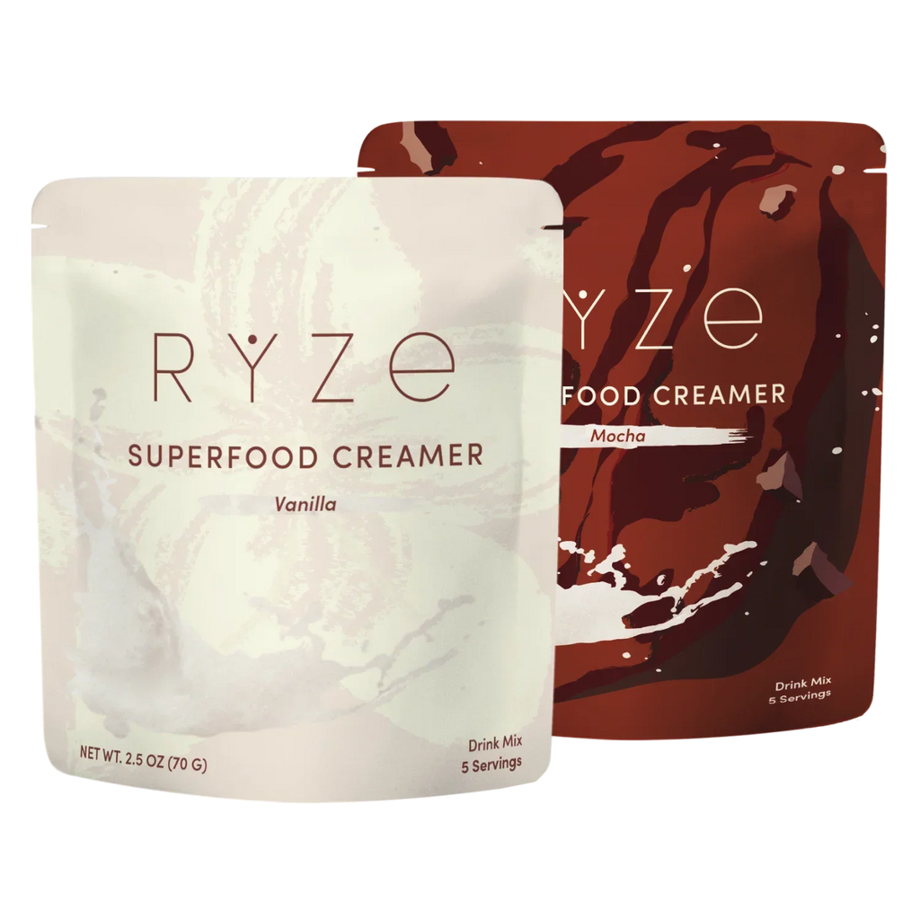 Vanilla + Mocha Superfood Creamer E4 jG