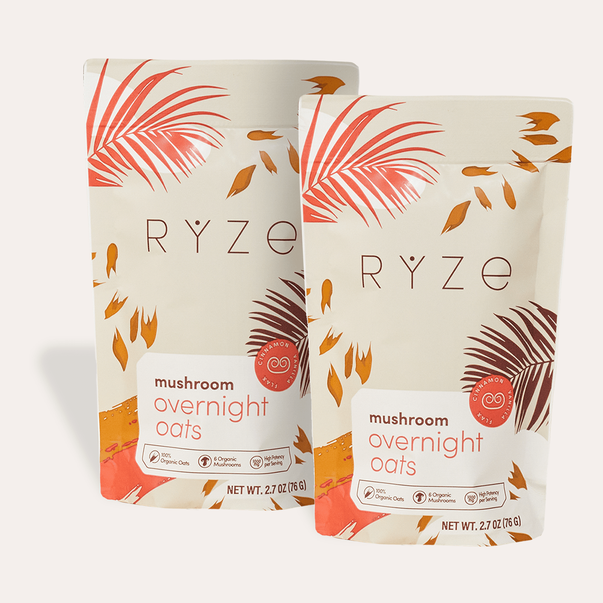 Mushroom Overnight Oats Pack (28 Servings) I3 8F