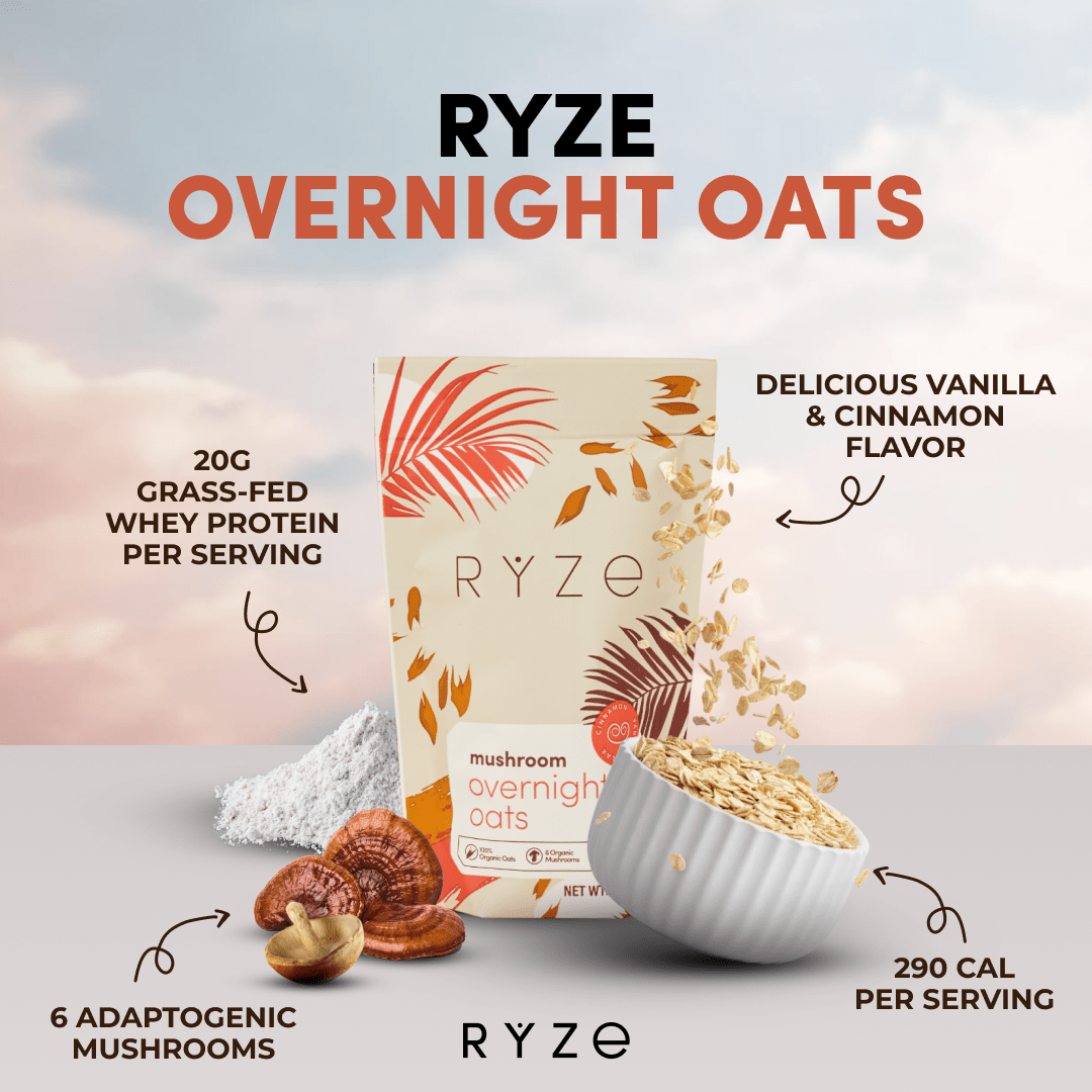 Mushroom Overnight Oats Pack (28 Servings) I3 8F