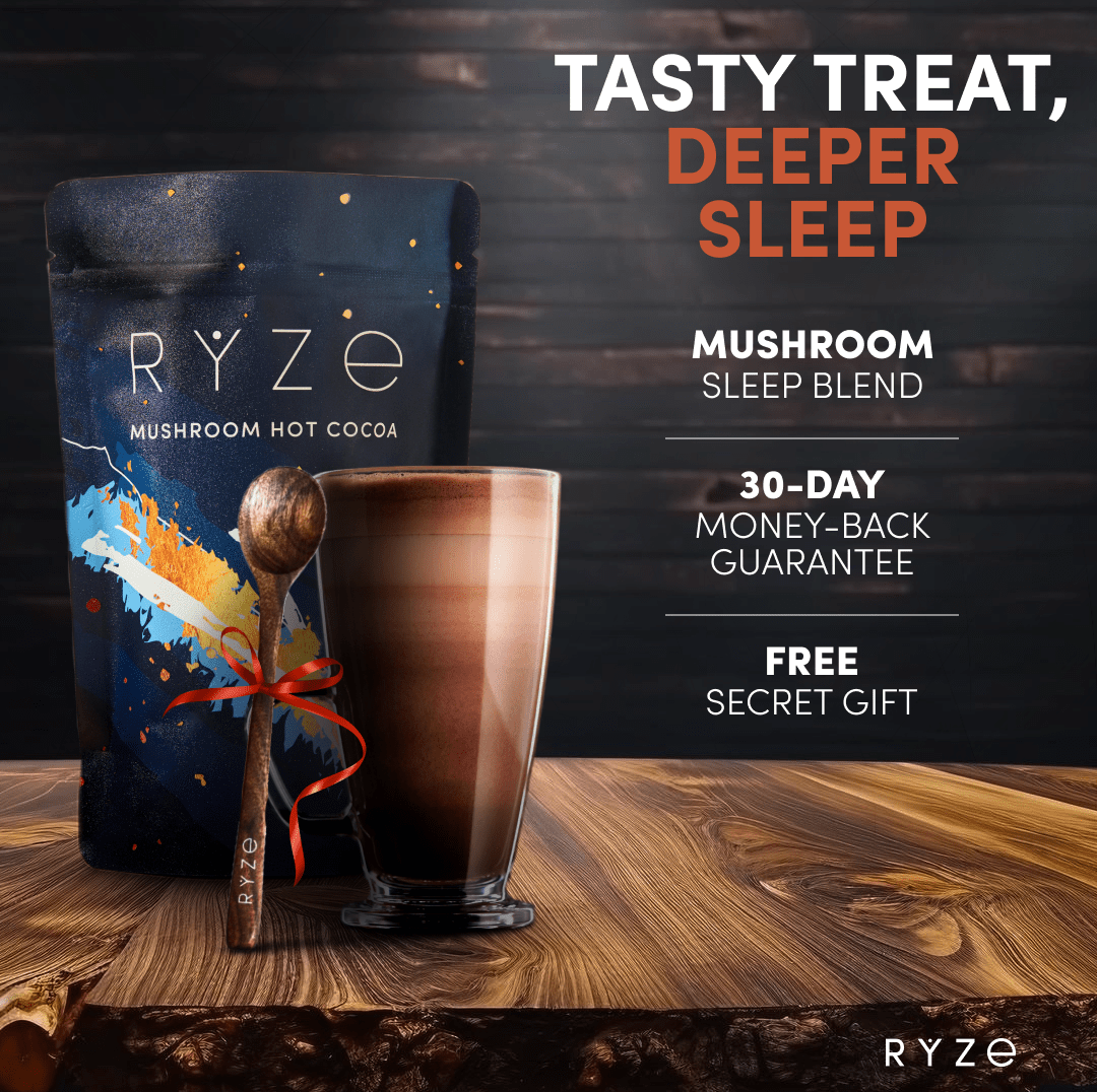Hot Cocoa - with 6 Sleep Superfoods to Help Fall Asleep and Stay Asleep X1 ZX