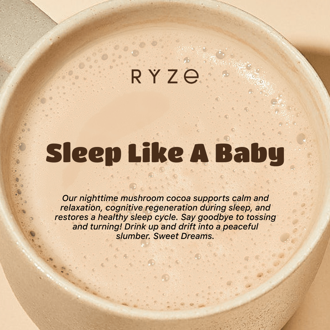 Hot Cocoa - with 6 Sleep Superfoods to Help Fall Asleep and Stay Asleep X1 ZX