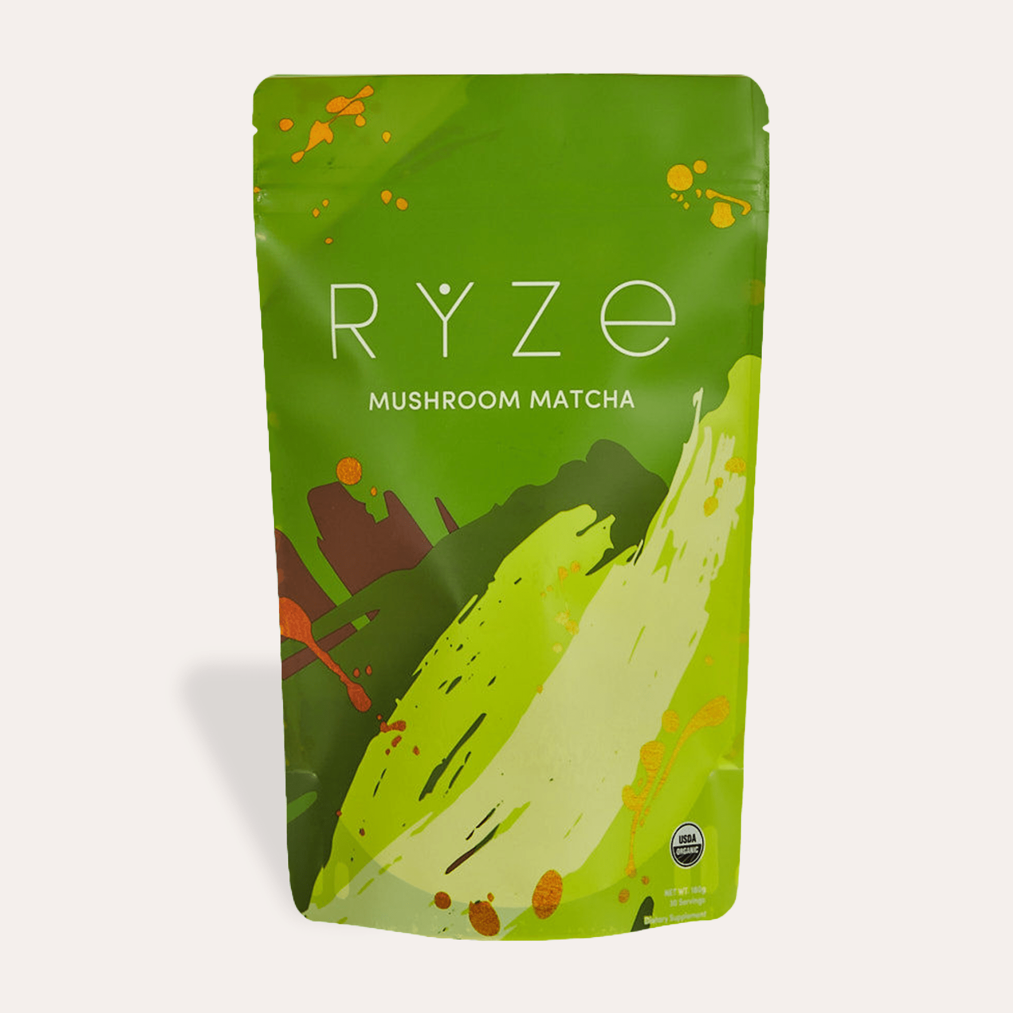 Mushroom Matcha - with 6 Organic Adaptogenic Mushrooms Grown In USA and Ceremonial-Grade Japanese Matcha K1 kT